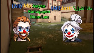 Konuşmayı Bile Bilmeyen Jeti Rahatsiz Ettim Rahatsız Valorant Troll