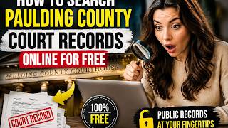 How to search Paulding County court records online for free