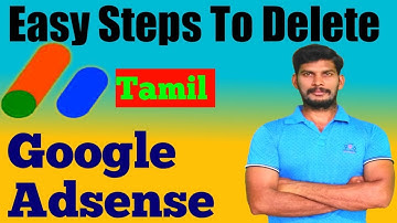How To Delete Adsense Account Permanently In Tamil | Disable Adsense | verified google Adsense