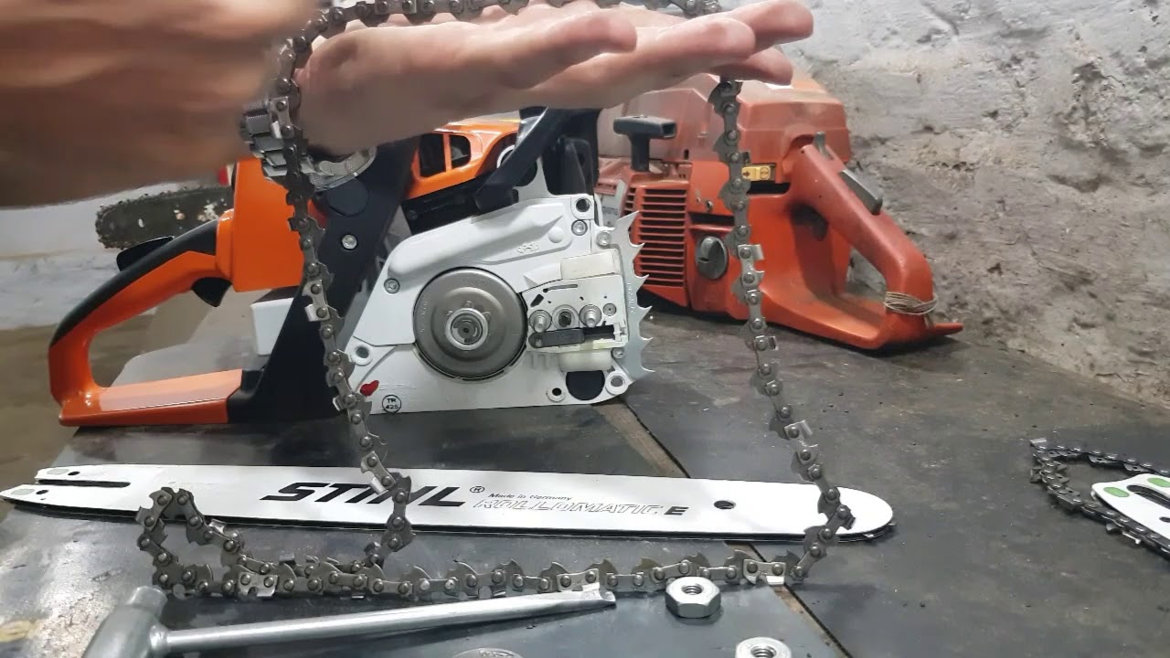 Como trocar e ajustar a corrente de uma Motosserra