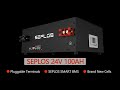 Seplos 24V 100Ah Lifepo4 Battery Pack | Grade A Cells Long Cycle Life | Seplos Smart BMS
