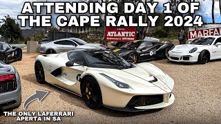 The Only Ferrari LaFerrari Aperta in South Africa Attends The Cape Rally 2024 | Day 1