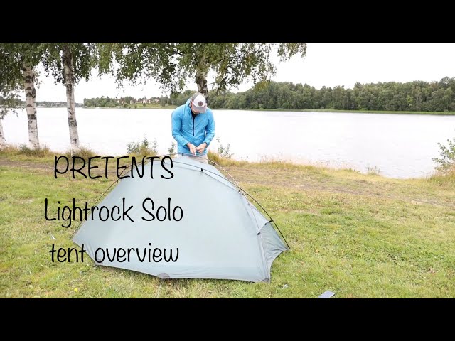 Pretents Lightrock 1p white Footprintセット Pre Tents ⁄ Lightrock