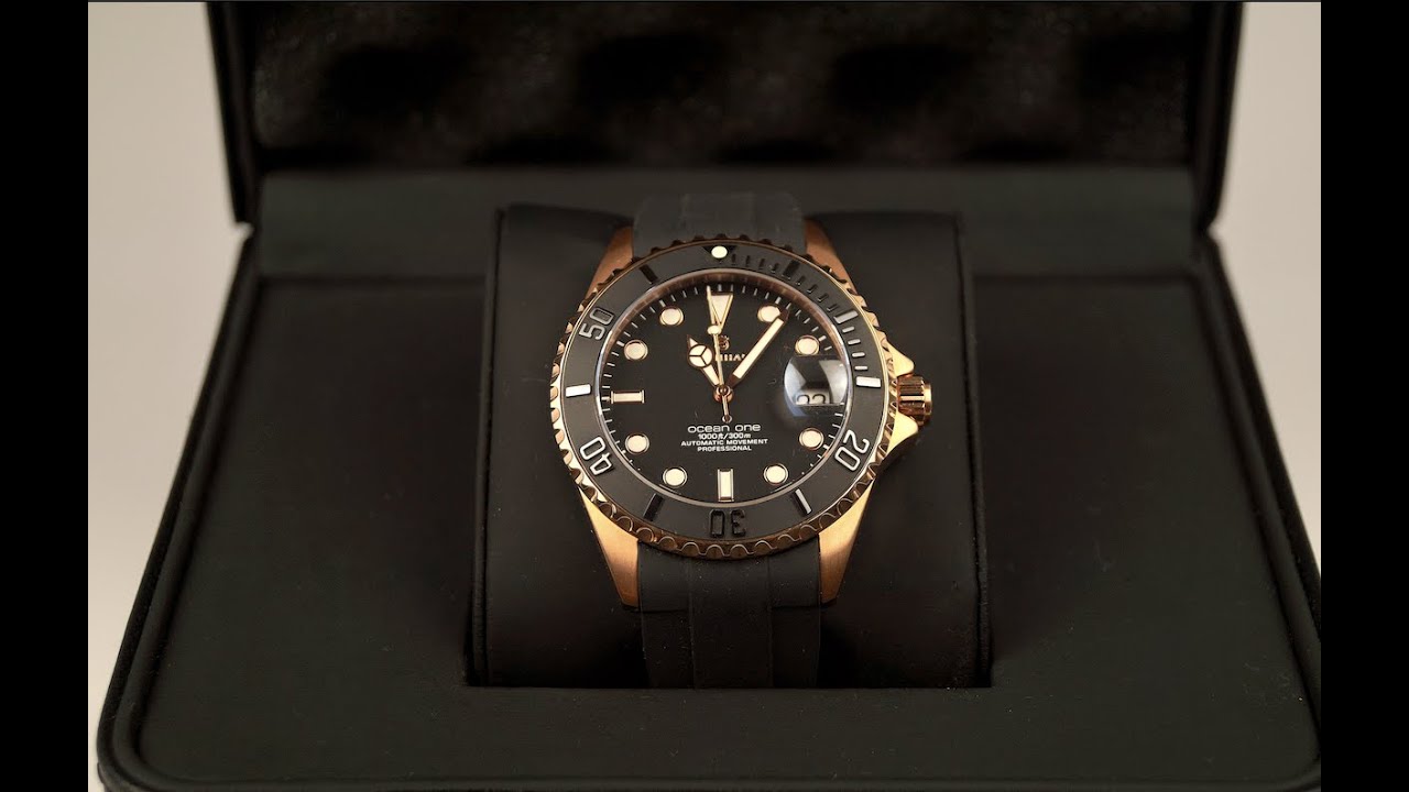 Rolex Yachtmaster 1 Homage - Steinhart Ocean One 39mm Rose Gold