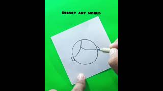 Circle turn into face # kids drawing #face #tricky