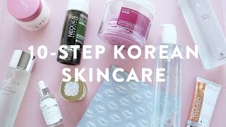 10-STEP KOREAN SKIN CARE REVIEW | Inspired by Soko Glam