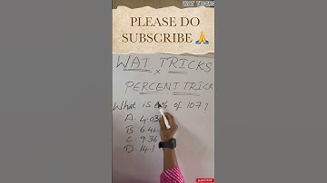 percentage tricks 🔥| solve this | #shorts #short #maths #mathematics #tricks #logic #question #viral
