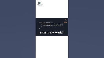 Hello World in Java