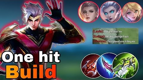 Chou Damage Build One Shot - easy win (try this build)