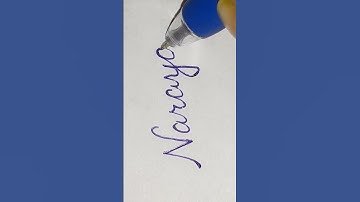 Beautiful name in cursive writing. #shorts #handwriting #viral #shortvideo #trending