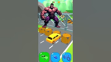 Shape-Shifting Game New Sounds & Levels 🚗 | BeamNG.drive #shorts #hulk