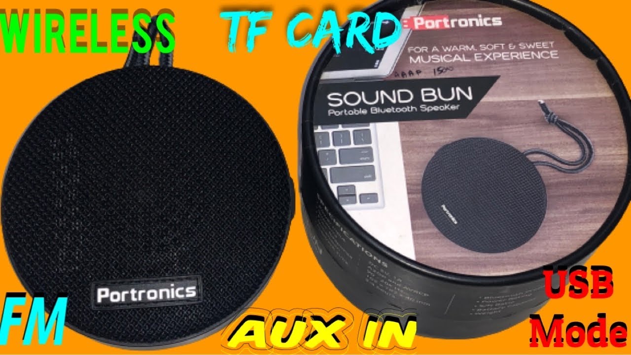 Portronics SoundBun Bluetooth Speaker | Portronics sound bun unbox and review in hindi | Sound Test