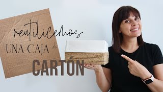 DIY: Contenedores con cajas de cartón - Mama XXI