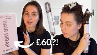 DYSON AIRWRAP DUPE?! Revolution Hair Wrap Honest Review