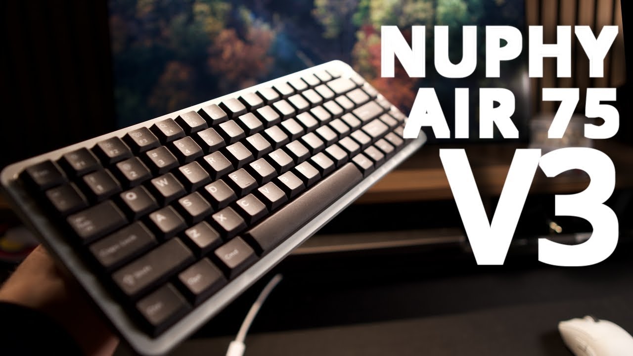BEST LOW PROFILE KEYBOARD 2025 ||  NUPHY AIR 75 V3