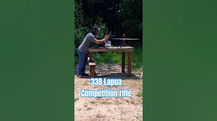 338 LAPUA COMPETITION RIFLE! #shootingrange #range #powerful #competitive