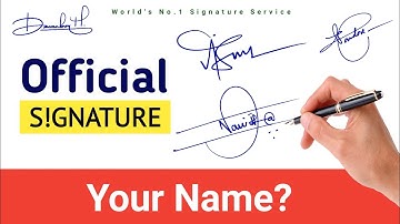 ❇️ Official Signature Style | Signature Style Of My Name | How To Signature Your Name