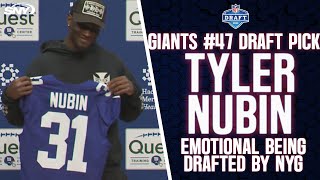 Tyler Nubin on being drafted by Giants: 'It doesn't feel real' | SNY