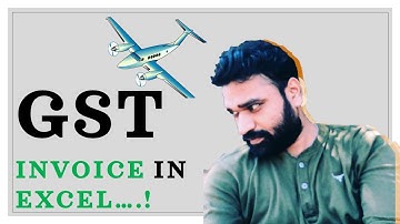Discover Talent Presents - GST Invoice Format In Excel | How to create a GST Bill format in Excel