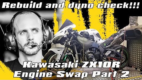Rebuild and Dyno Check!!! Kawasaki ZX10R Engine Swap Part 2