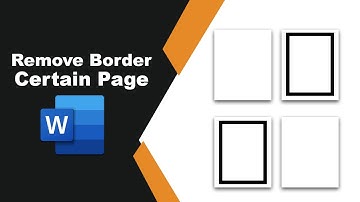 How to remove a border from certain pages
