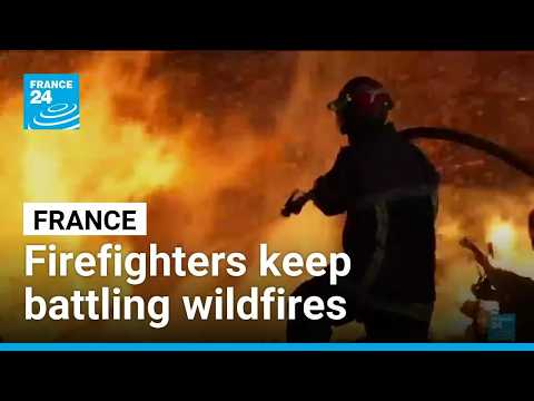 Firefighters keep battling wildfire in France’s Landes region • FRANCE 24 English