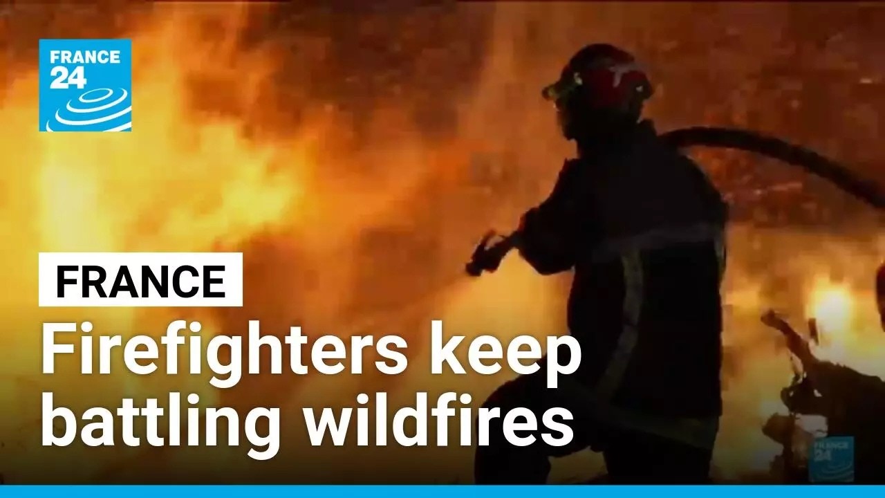 Firefighters keep battling wildfire in France’s Landes region • FRANCE 24 English