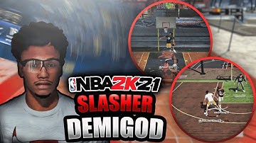 NEW DRIBBLE MOVES TURNED MY SLASHING PLAYMAKER  INTO A DEMIGOD BEST DRIBBLE ANIMATIONS IN NB2K21