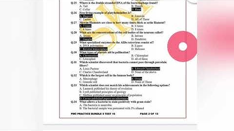 Pmc practice test| Pmc practice test solutions | Mdcat pmc physics practice test