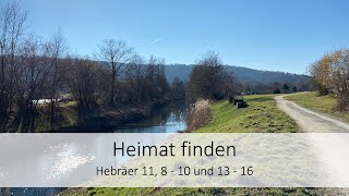 Heimat finden - 30.05.2021