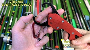 Video 983 : Kìm Kẹp Cá Lure - Máy Câu Cổ Daiwa Hợp Kim - Cần Câu Nội Địa Nhật Bản | Hàng Bãi Nhật