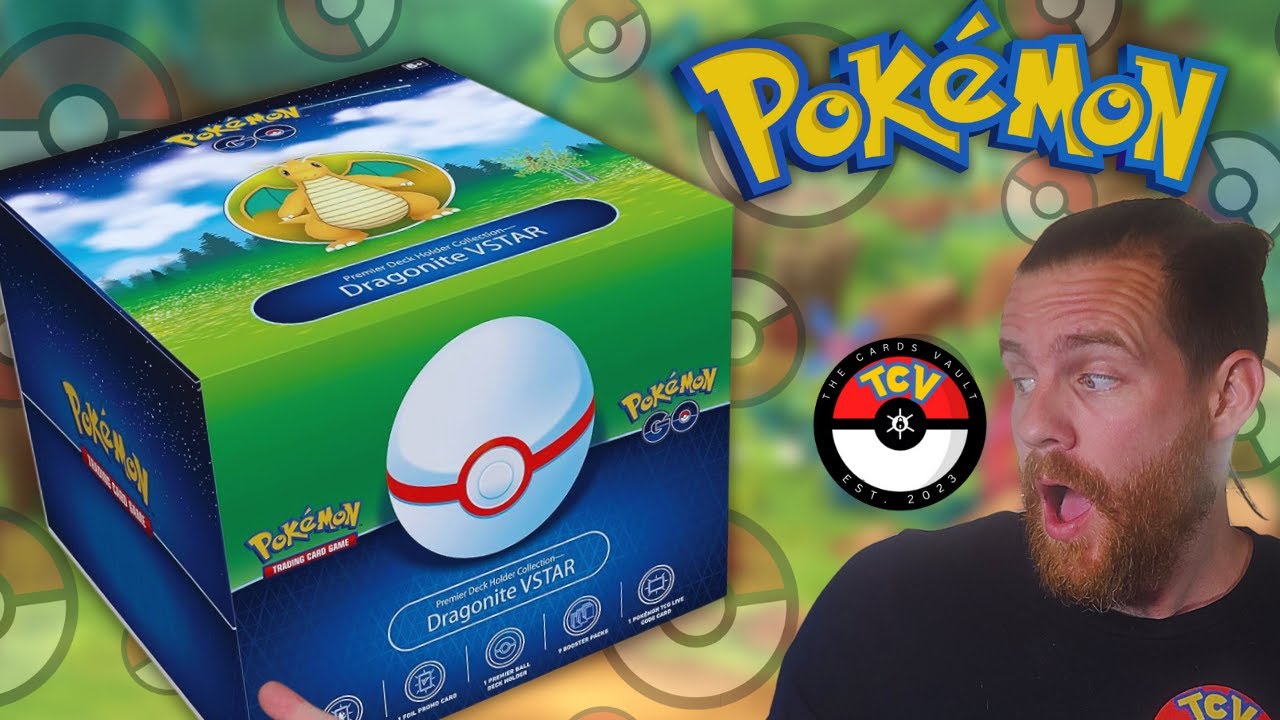Opening the Pokémon GO Dragonite Deck Holder Collection