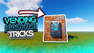 RUST | HOW TO USE VENDING MACHINES TO IMPROVE BASE DESIGNS!