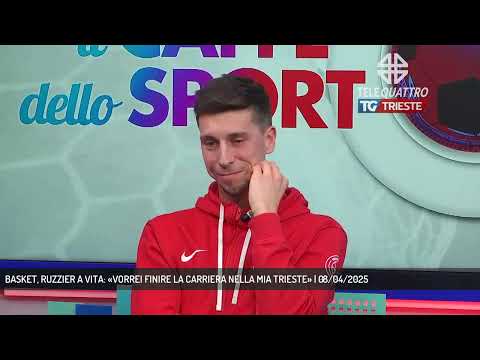 BASKET, RUZZIER A VITA: «VORREI FINIRE LA CARRIERA NELLA MIA TRIESTE» | 08/04/2025