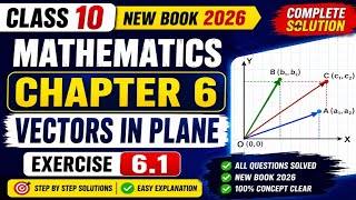 Class 10 Math Exercise 6.1 Solved | Chapter 6 Vectors in Plane | New Book 2026 @LSMathAndExamSuccess