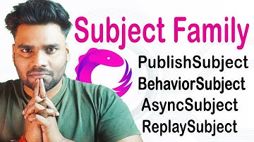 RxJava Subjects Explained | PublishSubject, BehaviorSubject, AsyncSubject & ReplaySubject