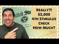 Really 2000 4th stimulus check in 2024  low income social security ssdi ssi  how much