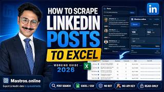 How to Export LinkedIn Posts to Excel (LinkedIn Post Scraper)