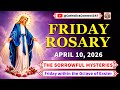 Today Holy Rosary 💜 Friday, April 10, 2026 💜 Sorrowful Mystery of the Rosary