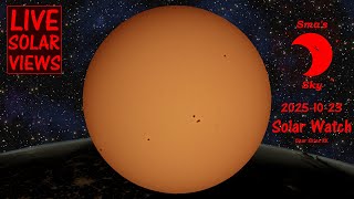 🔴 LIVE: Sunspot AR4263 Watch! White Light View & Cloud Break (Oct 23, 2025) screenshot 2