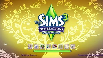 The Sims 3 Generations - Loading Screen First Look!