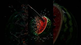 Satisfying Glass Watermelon Cutting in 4K | Ultra-Realistic Slow Motion #satisfyingcutting #glassart