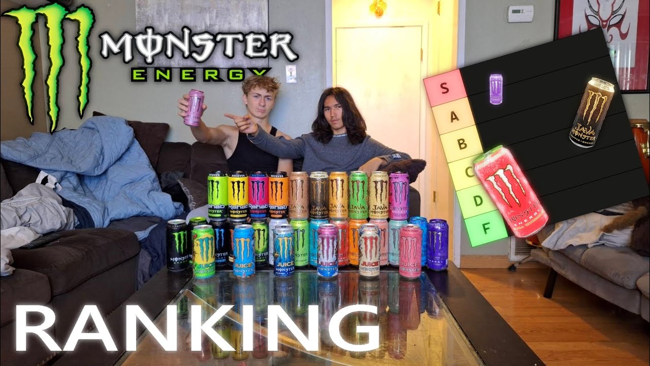 Ranking MONSTER ENERGY Flavors (31 FLAVORS!)