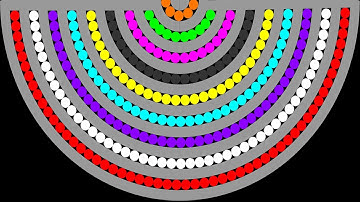 The Amazing 12 Stages Eliminations Marble Race in Algodoo