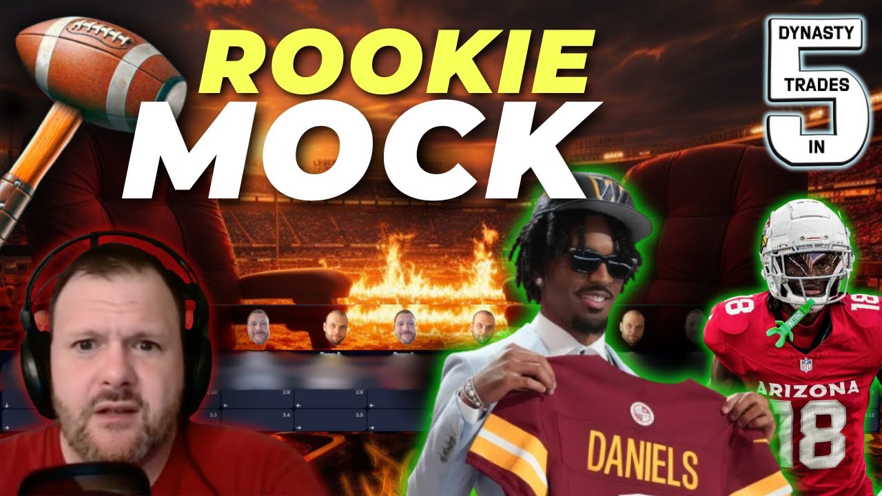 2024 ROOKIE MOCK Draft (Dynasty Trades in 5-style...) - Dynasty Football 2024