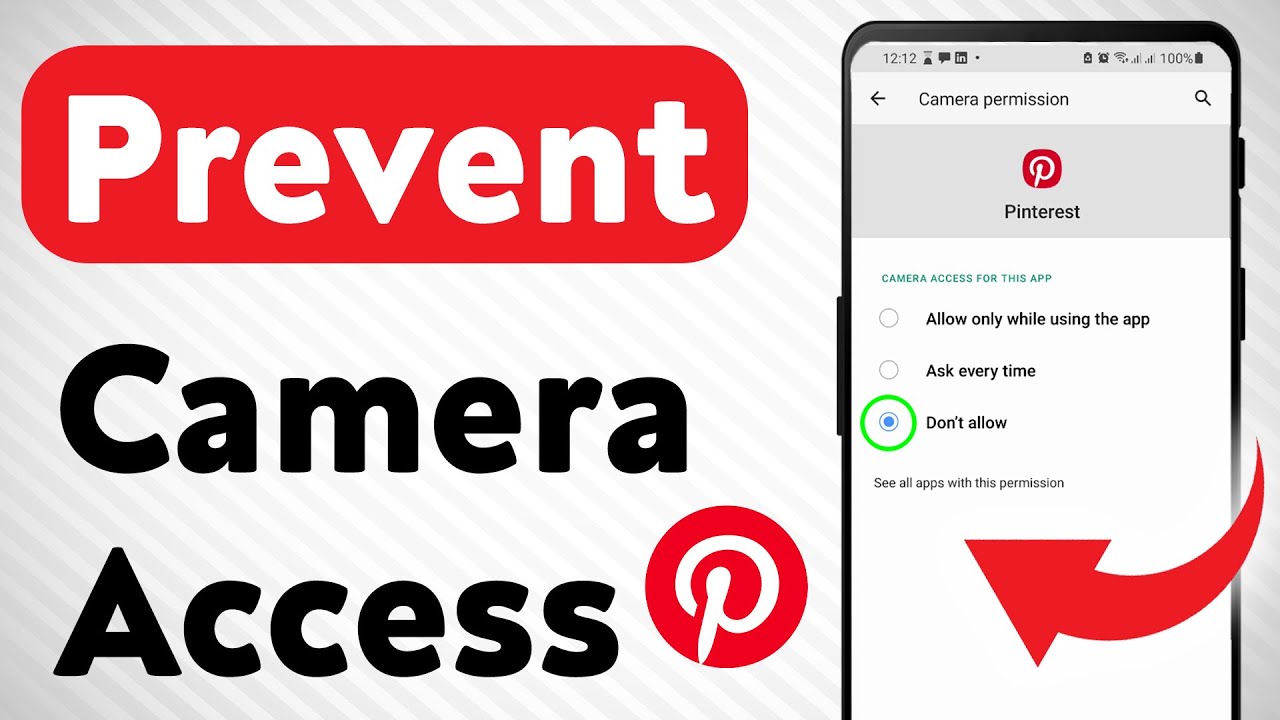 How to Prevent Camera Access On Pinterest (Updated)