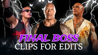 The Rock Final Boss Scenepack For 11 Ratio Edits