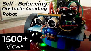 Self Balancing Obstacle Avoiding Robot (SBOAR) using Arduino Uno - by Paul Pavish