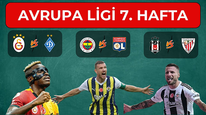 Avrupa Ligi 7. Hafta Rakip İncelemesi