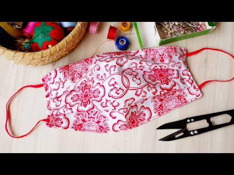 for-beginners!-❤-how-to-make-a-fabric-face-mask-at-home-easy